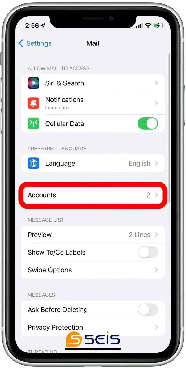multiple gmail 9 ساخت ایمیل در آیفون